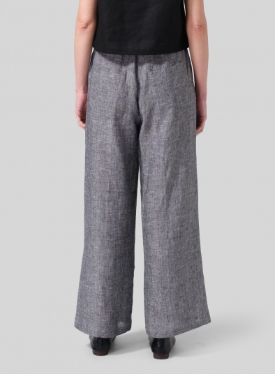 Linen Long Straight Pants