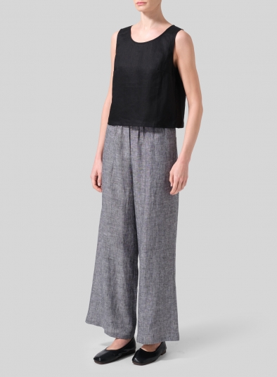 Linen Long Straight Pants