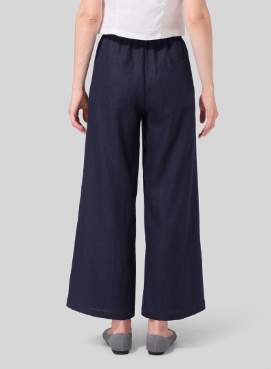 Linen Long Straight Pants