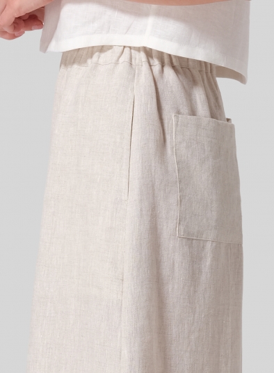 Linen Wide Leg Fit Pants