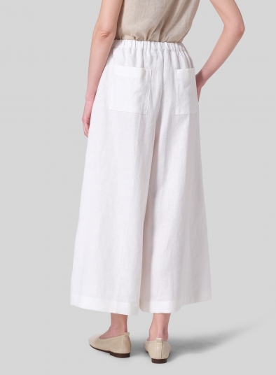 Linen Wide Leg Fit Pants