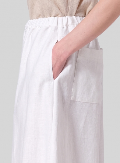 Linen Wide Leg Fit Pants