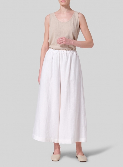 Linen Wide Leg Fit Pants