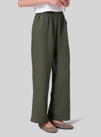 Linen Regular Long Pants