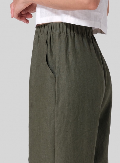 Linen Regular Long Pants