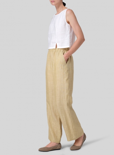Linen Regular Long Pants