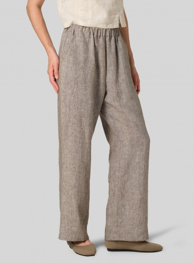 Linen Regular Long Pants