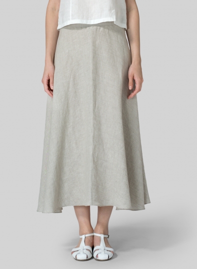 Linen Long Flowing Skirt