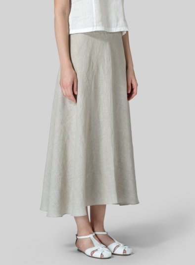 Linen Long Flowing Skirt