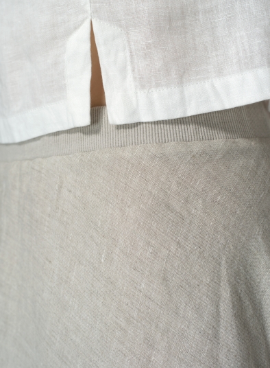 Linen Long Flowing Skirt