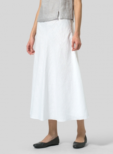 Linen Long Flowing Skirt