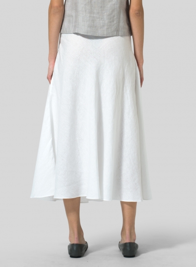 Linen Long Flowing Skirt