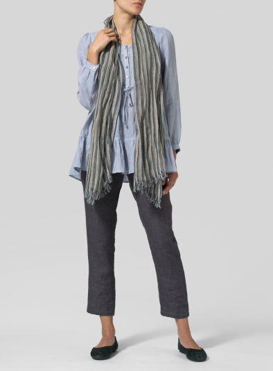 Yarn-Dyed Multi-stripe Scarf