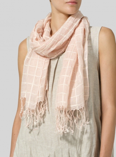 Jacquard Checked Scarf