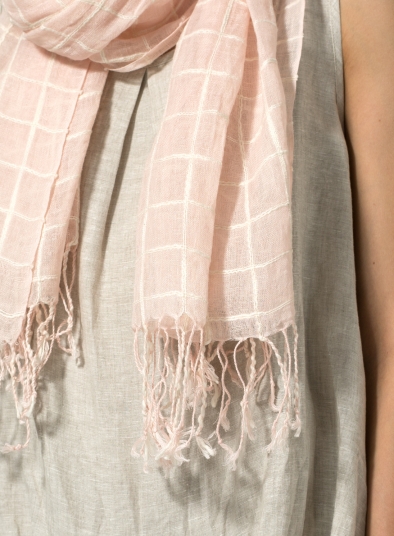 Jacquard Checked Scarf