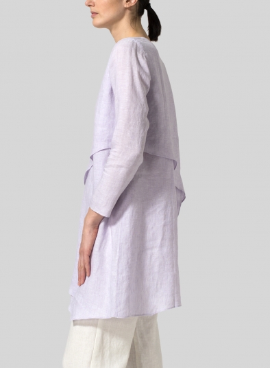 Linen Layering V-neck Tunic