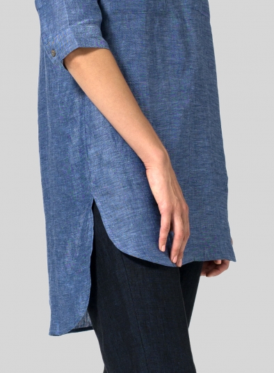 Linen Drop-shoulder Tunics