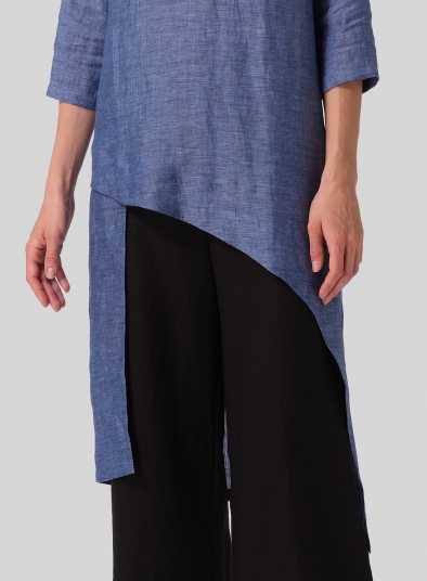 Linen Asymmetrical Tunic