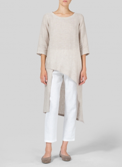 Linen Asymmetrical Tunic