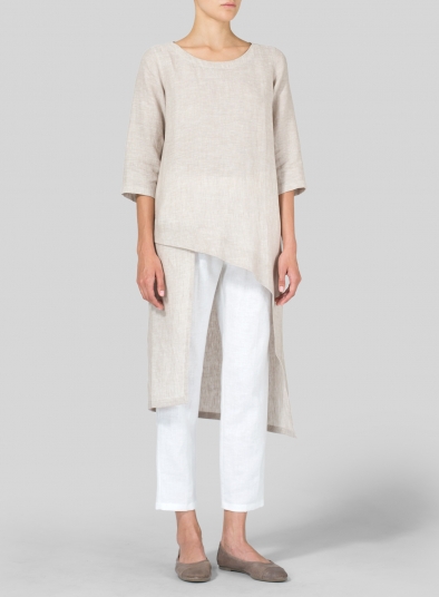 Linen Asymmetrical Tunic