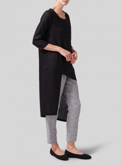 Linen Asymmetrical Tunic