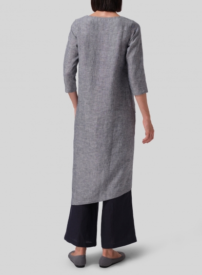 Linen Asymmetrical Tunic