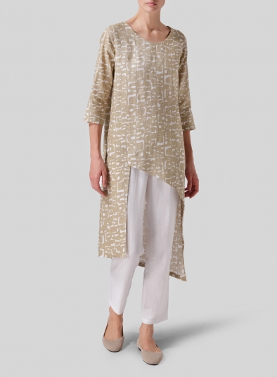 Linen Asymmetrical Tunic