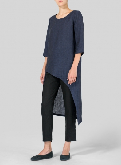 Linen Asymmetrical Tunic