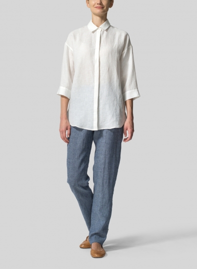 Linen Button Up Shirt