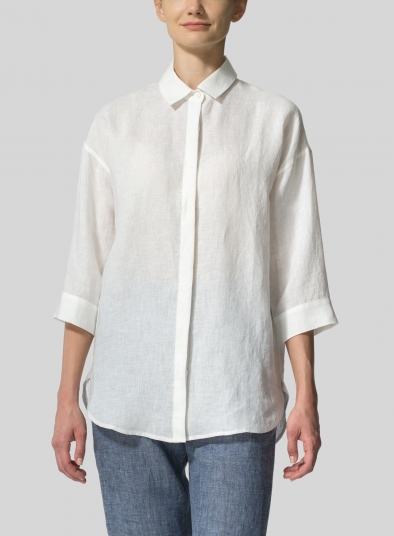 Linen Button Up Shirt