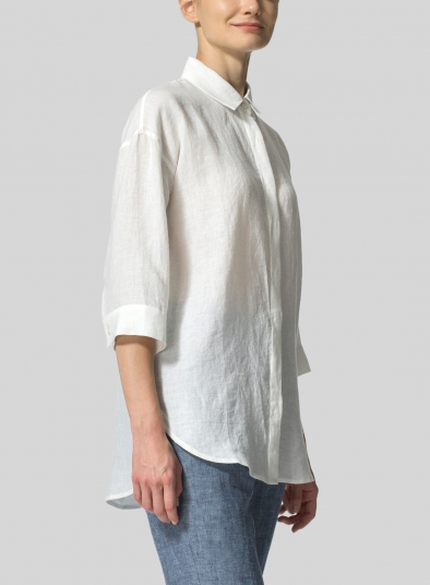 Linen Button Up Shirt