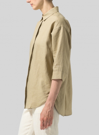 Linen Button Up Shirt