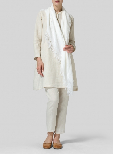 Linen Long Sleeve A-Line Tunic