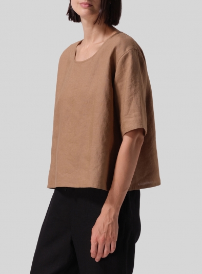 Linen Classic Boxy Top Set