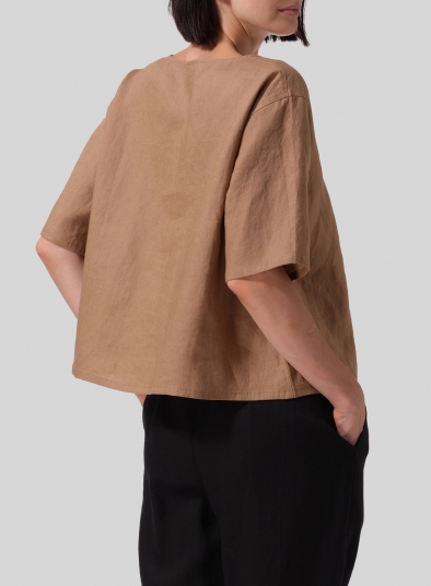 Linen Classic Boxy Top