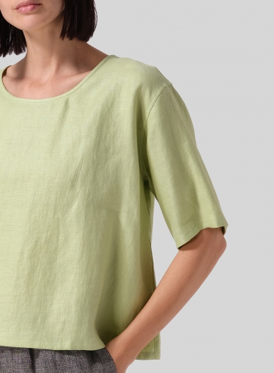 Linen Classic Boxy Top