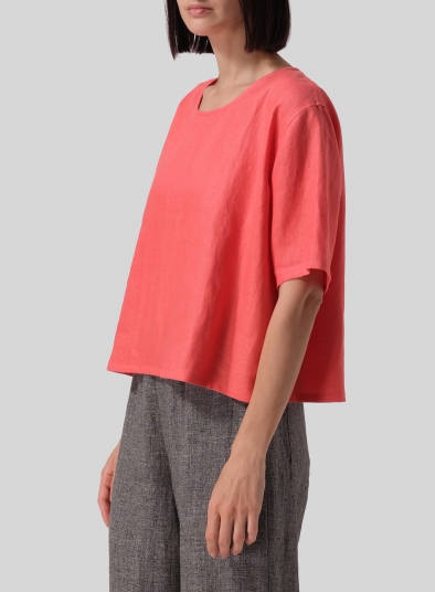 Linen Classic Boxy Top