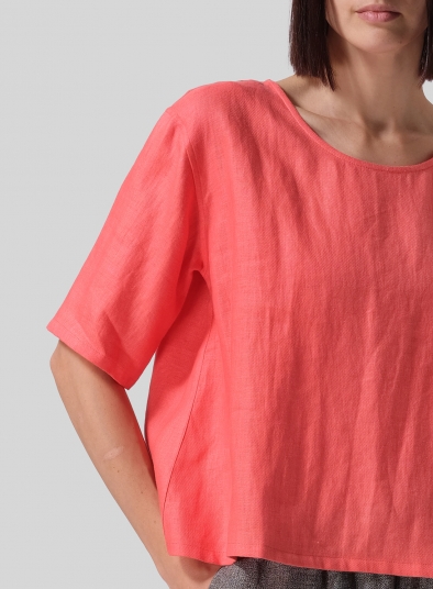 Linen Classic Boxy Top