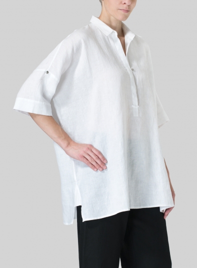 Linen Oversized Tunic 