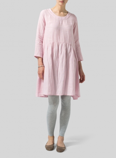 Linen A-line Long Top