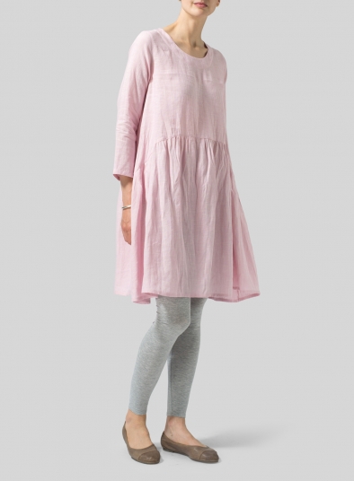 Linen A-line Long Top