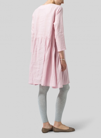 Linen A-line Long Top