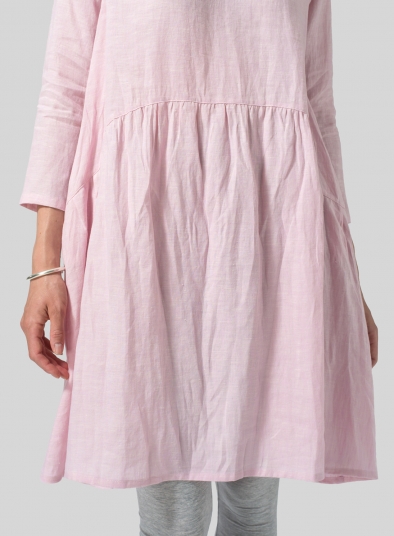 Linen A-line Long Top