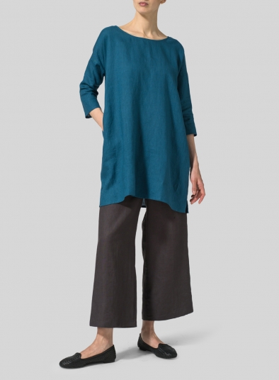 Linen Oversized Top