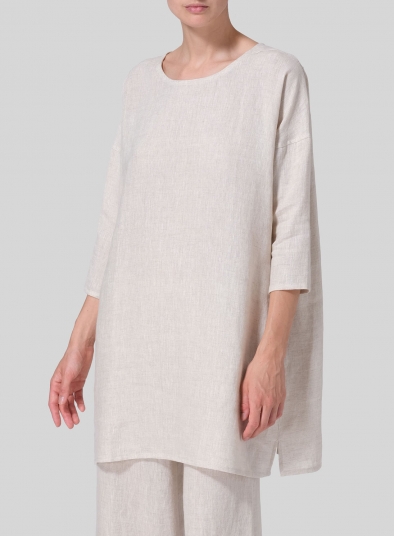 Linen Oversized Top