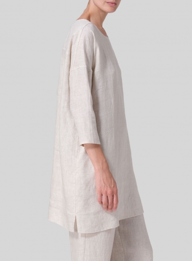 Linen Oversized Top