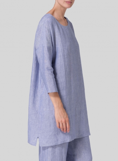 Linen Oversized Top