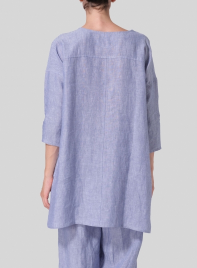 Linen Oversized Top