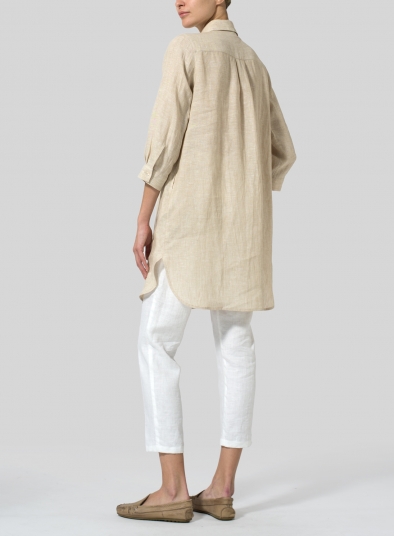 Linen Classic Shirt Tunic