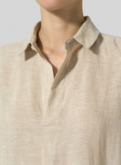 Linen Classic Shirt Tunic